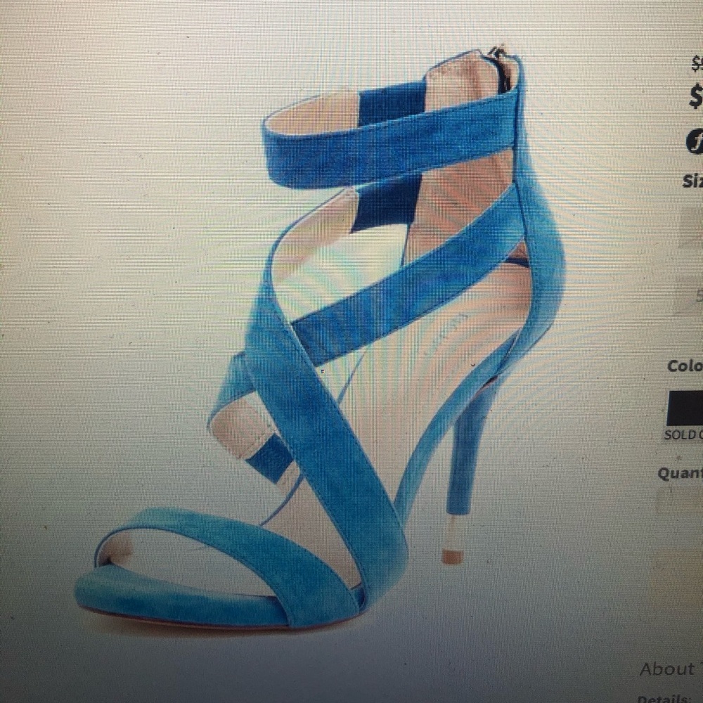 BCBG Blue Sandals
